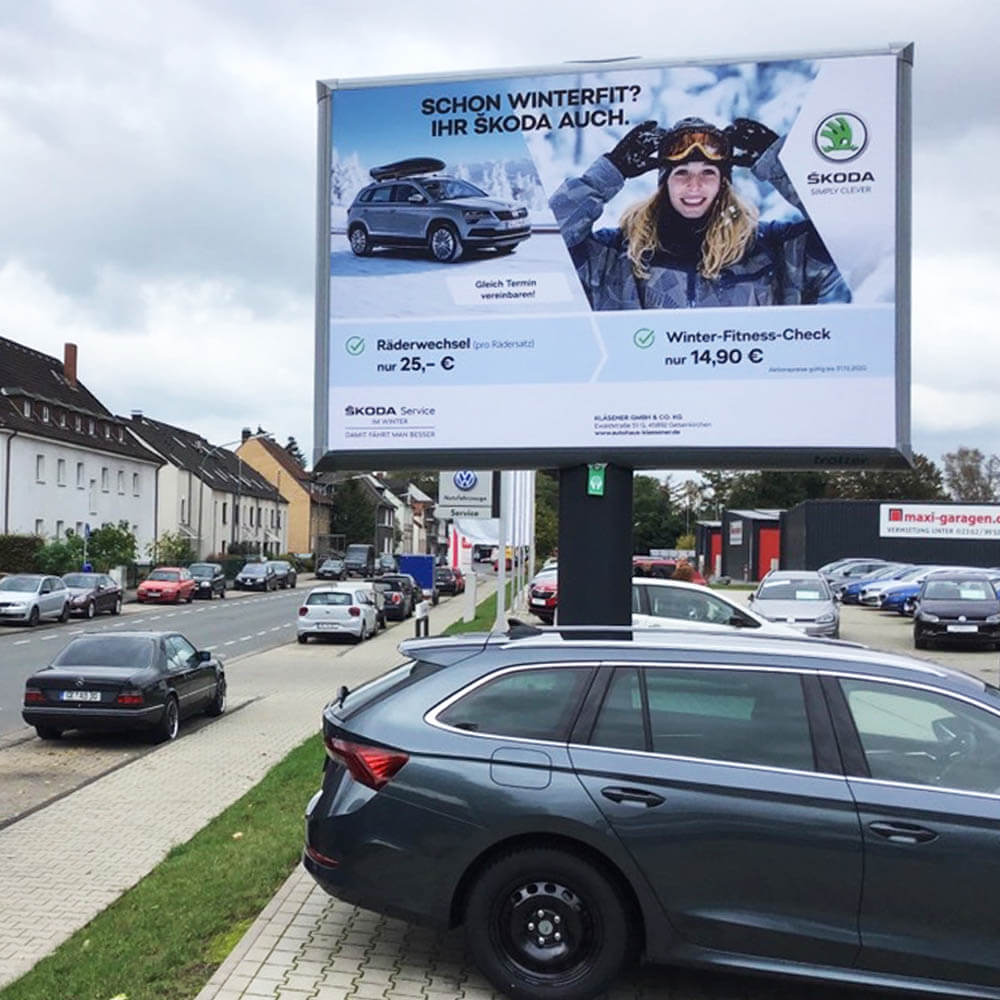 Außenwerbung / Werbetafel von Trotter